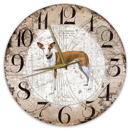 Creatief Art Horloge en bois - Chihuahua Black