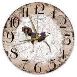 Creatief Art Horloge en bois - Chihuahua Black