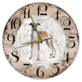 Creatief Art Horloge en bois - Chihuahua Black