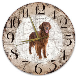 Creatief Art Horloge en bois - Chihuahua Black