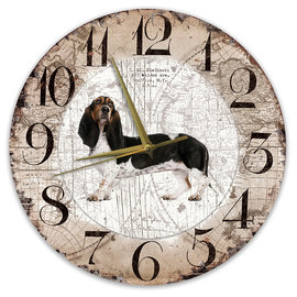 Creatief Art Horloge en bois - Chihuahua Black