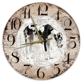 Creatief Art Horloge en bois - Chihuahua Black