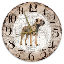 Creatief Art Horloge en bois - Chihuahua Black