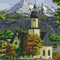 Pixel Hobby Pixel hobby 9 Plaques de base Eglise dans les montagnes
