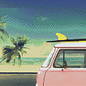 Pixel Hobby Pixelhobby 9 Basisplaten Beach-car