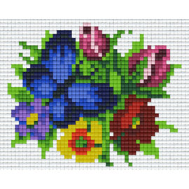 Pixel Hobby Pixelhobby 1 Basisplaat Bloemen