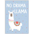 Creatief Art Spreukenbordje: No Drama LLama | Houten Tekstbord