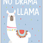 Creatief Art Spreukenbordje: No Drama LLama | Houten Tekstbord