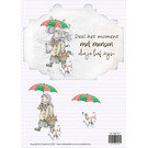 Creatief Art 3D Bordje - Kind Met paraplu