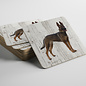 Creatief Art Hond Duitse herder | Houten Onderzetters 6 Stuks