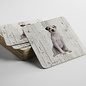 Creatief Art Hond Jack Russel Ruwharig | Houten Onderzetters 6 Stuks