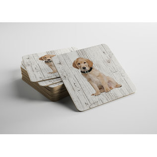 Creatief Art Hond Labrador | Houten Onderzetters 6 Stuks