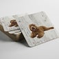 Creatief Art Hond labradodel bruin | Houten Onderzetters 6 Stuks