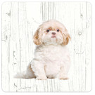 Creatief Art Hond Shih Tzu | Houten Onderzetters 6 Stuks