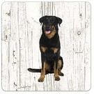 Creatief Art Hond Beauceron | Houten Onderzetters 6 Stuks