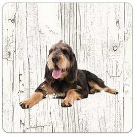 Creatief Art Hond Otterhound | Houten Onderzetters 6 Stuks