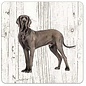 Creatief Art Hond Deense Dog | Houten Onderzetters 6 Stuks