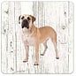 Creatief Art Hond Boerboel | Houten Onderzetters 6 Stuks