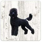 Creatief Art Hond Koningspoedel | Houten Onderzetters 6 Stuks