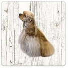 Creatief Art Hond Amerikaanse Cocker Spaniel | Houten Onderzetters 6 Stuks