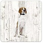 Creatief Art Hond Pointer | Houten Onderzetters 6 Stuks