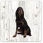 Creatief Art Hond Gordon Setter | Houten Onderzetters 6 Stuks