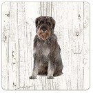 Creatief Art Hond Riesenschnauzer | Houten Onderzetters 6 Stuks