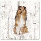 Creatief Art Hond Shetland Scheepdog(Sheltie) | Houten Onderzetters 6 Stuks