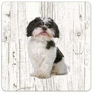 Creatief Art Hond Boomer | Houten Onderzetters 6 Stuks