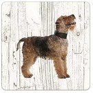 Creatief Art Hond Fox Terrier | Houten Onderzetters 6 Stuks