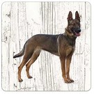 Creatief Art Hond Duitse herder | Houten Onderzetters 6 Stuks