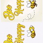 Creatief Art 3D Bordje - Bee Happy