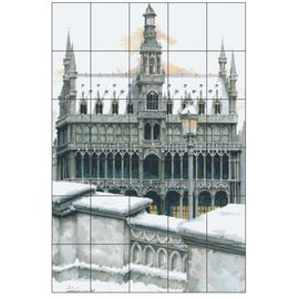 Pixel Hobby Pixel hobby 30 plaques de base Winter Church