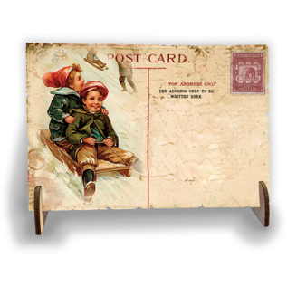 Creastitch Promotion Cartes postales en bois 01 - 02 - 03
