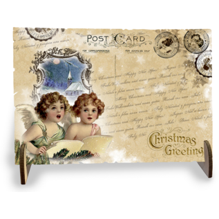 Creastitch Promotion Cartes postales en bois 01 - 02 - 03