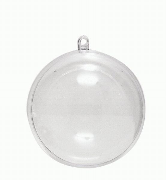 minstens zondag Kleverig Creatief Art - 4 Plastic Kerstballen 8 cm