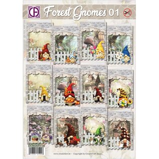 creatief art Gnomes des forêts 01