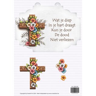 creatief art 3D Bordje - Condoleance 02