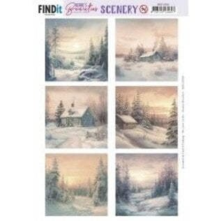 find it 3D-Push-Out – Berries Beauties – Winter Sunsets Square