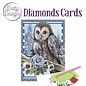 find it Cartes Diamant - Hibou avec des fleurs de glace dans la neige