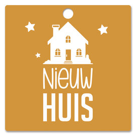 creatief art Houten Label Huis