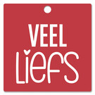creatief art Houten Label Veel