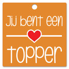 creatief art Houten Label Topper