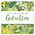 creatief art Houten Label In gedachte