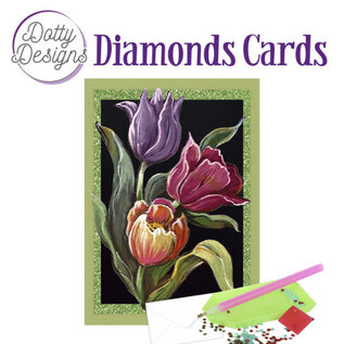 creatief art Diamantkarten - Tulpen