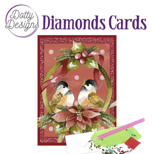 creatief art  Cartes Diamant - Oiseaux dans un Pendentif