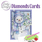 creatief art Diamond Cards - Snowman