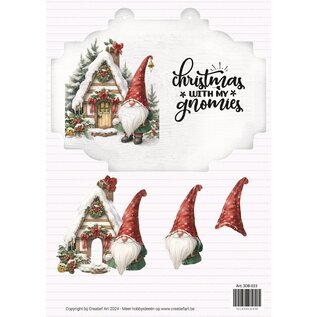 creatief art Panneau 3D - Gnomes 03