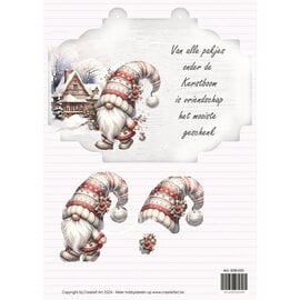 creatief art 3D Bordje - Gnooms 05