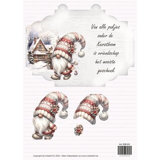 creatief art Panneau 3D - Gnomes 05